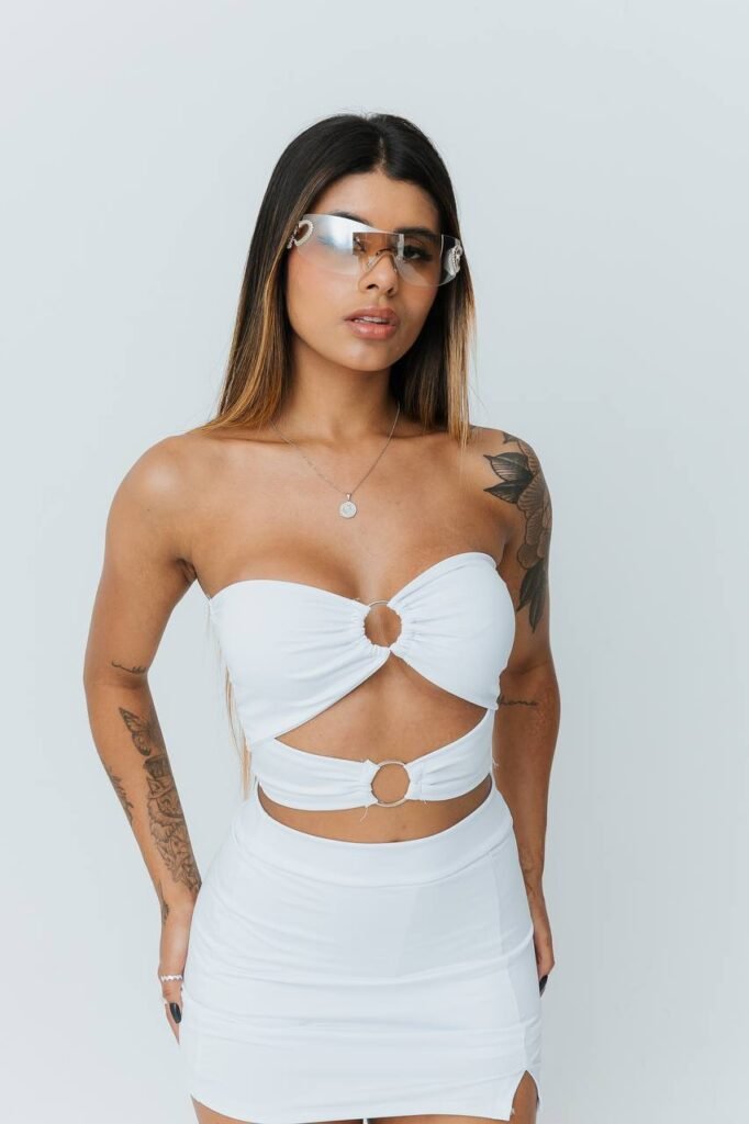 Cropped Argola Branco