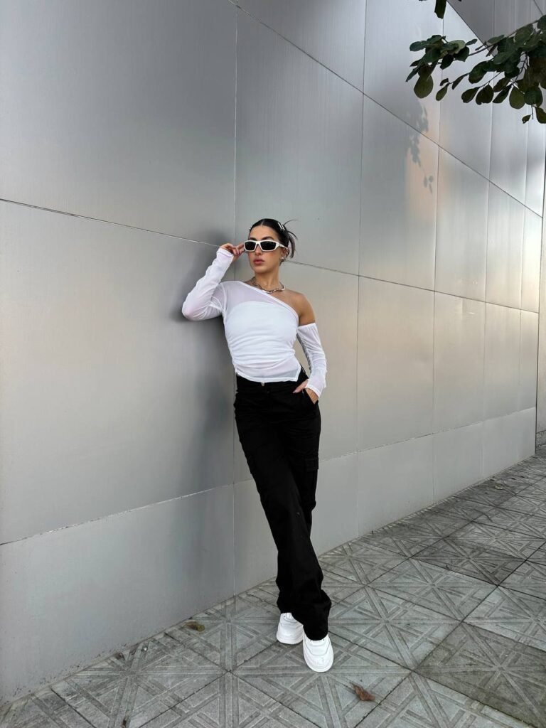 Cropped Tule Anita Branco