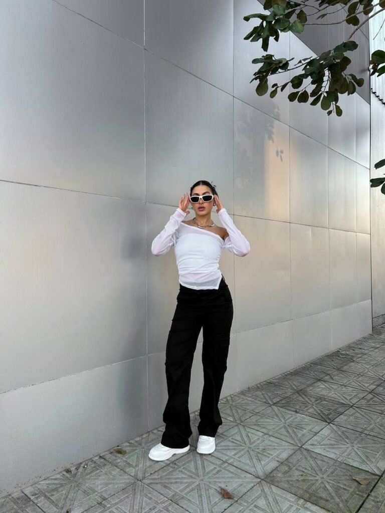 Cropped Tule Anita Branco